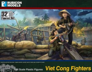 Rubicon Models 281001 1/56 Viet Cong Fighters & Command (32 fig)