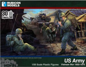 Rubicon Models 281004 1/56 US Army Figure Set Vietnam War 1965-1975