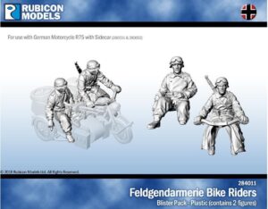 RUBICON MODELS 1/56 Feldgendarmerie Bike Crew RU284011
