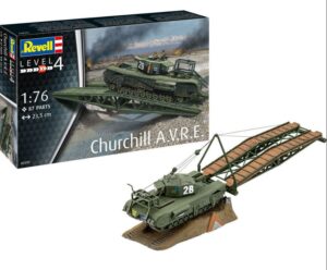 Revell Churchill AVRE 1/76 Tank with Bridge Model Kit 03297 BATTLE OF THE RHINE