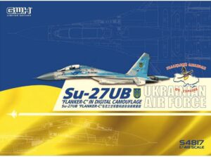 GREAT WALL HOBBY 1/48 Ukrainian Air Force Su-27UB Limited Edition S4817 THFS