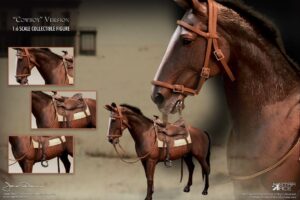 STAR ACE SA0088C 1/6 Cowboy Horse ideal for any 1/6 Figure needing to be mounted.