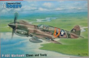 Special Hobby 1/72  Curtiss P-40E Warhawk (Kittyhawk Mk Ia) 72338