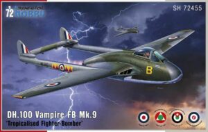Special Hobby 1:72 de Havilland DH.100 Vampire FB.Mk.9 72455
