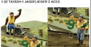 Zoukei Mura 1/32 Two Aces Figure Set for Ta152H-1