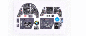 ZOUKEI MURA SWS20-M01 1/32 Bf 109 G 3D Acrylic Instrument Panels Set