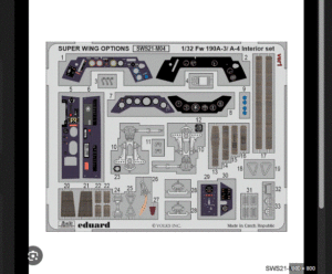 ZOUKEI MURA SWS21-M04 1/32 FW190 A-3/4 Interior Set