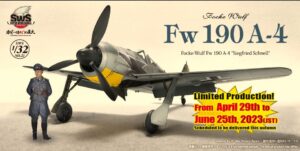 ZOUKIE MURA SWS21 1/32 Focke Wulf Fw190 A-4 with Resin Figure Limited Production.