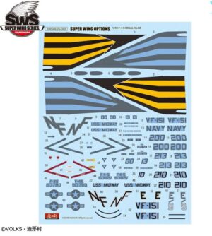 ZOUKEI MURA 1/48 F4-S Phantom II Marking Set 2 VF 151 Vigilantes Lo-Viz