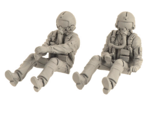Zoukei Mura SWS48-14-F01  F-4G 1/48 Phantom USAF Forward Facing Pilot Figure Set