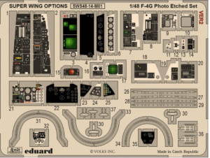 ZOUKIE MURA SWS48-14-M01 1/48 F-4G PHOTO ETCH SET