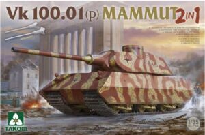 Takom 2156 1/35 German Vk 100.01 (p) Mammut Concept Tank 2-in-1