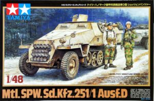 TAMIYA 1/48 SPW Sd.Kfz. 251:1 Ausf D Half-Track 32564 Overlord and SOVIET STORM