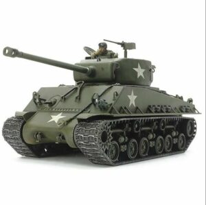TAMIYA 1/48  Sherman M4A3E8 Easy Eight Tank Model Kit 32595 Overlord and West Wall