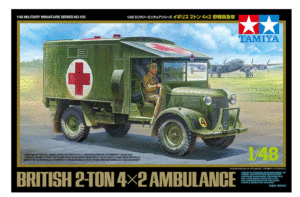 Tamiya 32605 1/48 British 2-Tonne 4x2 K2 Ambulance Katy  Overlord and Assault on the Rhine