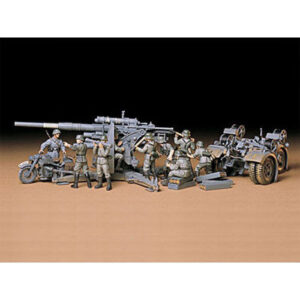TAMIYA 1/35 GERMAN 88MM FLAK GUN 36/37 AND CREW 35017 TC 88 Overlord