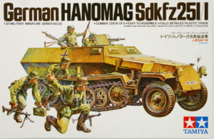 Tamiya 35020 1/35 Hanomag Sd.Kfz. 251/1 German Military Model Kit