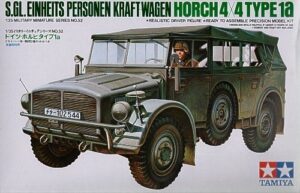 Tamiya 1/35 German Horch Type 1A Military Model Kit 35052 TC Overlord and Soviet Storm