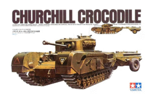 Tamiya 35100 1/35 Churchill Crocodile Ltd Ed. Model Kit Overlord and Assault on the Rhine