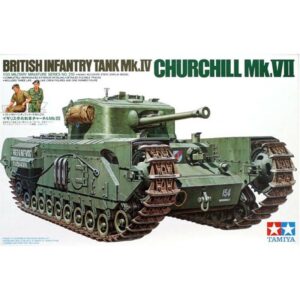 TAMIYA 1/35 BRITISH CHURCHILL MK VII  TANK 35210 TC Overlord and Assault on the Rhine