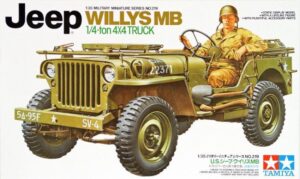 Tamiya 1/35 US Jeep Willys MB 1/4 Ton Truck 35219 TC Overlord and West Wall