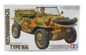 Tamiya 35224 1/35 Schwimmwagen Type 166 German Vehicle Model Kit Overlord