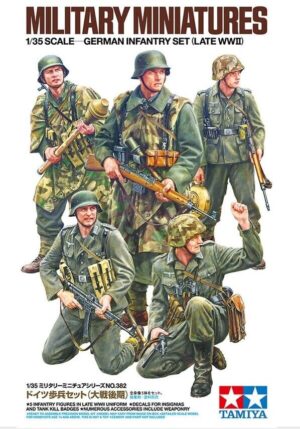 Tamiya 35382 1/35 German Infantry Late World War 2 Plastic Kit WEST WALL