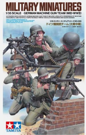 Tamiya 35386 1/35 German Machine Gun Team Mid-WWII