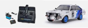 TAMIYA 58687 & C707131 1/10 FORD ESCORT MK II RALLY RC KIT WITH CARSON REFLEX CONTROL PRO SET
