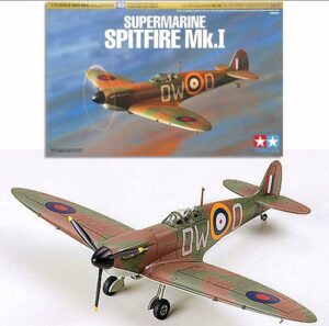 TAMIYA 1/72 Supermarine Spitfire Mk.I 1:72 Aircraft Model Kit 60748