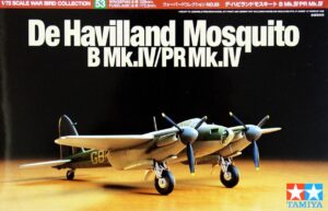 TAMIYA 1/72 Mosquito B Mk.IV/PR Mk.IV Model Kit 60753