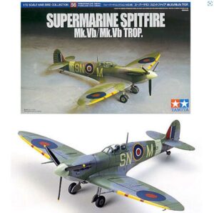 TAMIYA 1/72 Supermarine Spitfire Mk.Vb and Vb Trop. Model Kit 60756