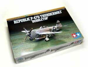 Tamiya Aircraft Model 1/72 Airplane Republic P-47D Thunderbolt Bubbletop 60770