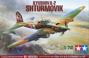 Tamiya 1/72 Ilyshin IL-2 Sturmovik Aircraft Model Kit 60781 SOVIET STORM