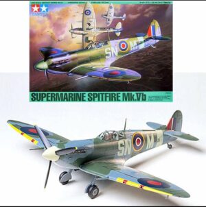 tamiya 1/48 spitfire mk vb 148 aircraft model kit 61033 tc