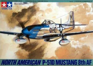 TAMIYA 1/48 P-51d Mustang 8th AF Model Kit 61040 TC