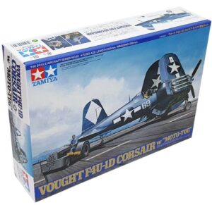 Tamiya 1/48 Corsair F4U-1D with Moto Tug 61085 TC HELL IN THE PACIFIC