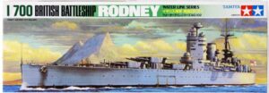 TAMIYA 1/700 HMS Rodney Battle Ship TC 77502