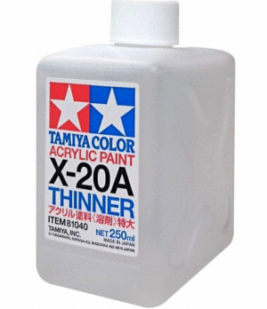 TAMIYA 81040 Acrylic Poly Paint Thinners X20-A 250ml Bottle X20a