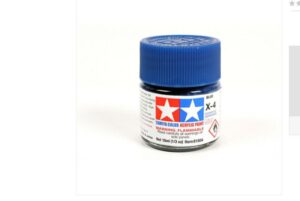 Tamiya Mini Acrylic Paint X-4 Blue 10ml 81504