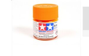Tamiya Mini Acrylic Paint X-6 Orange 10ml 81506