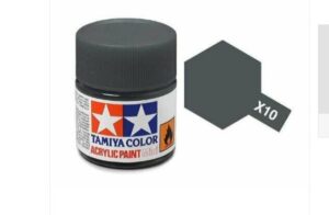 Tamiya Acrylic Mini X-10 Gun Metal 81510