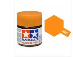 Tamiya Acrylic Mini X-26 Clear Orange Paint 81526