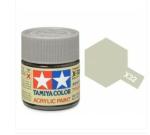 Tamiya Acrylic Mini X-32 Titan Silver Paint 81532