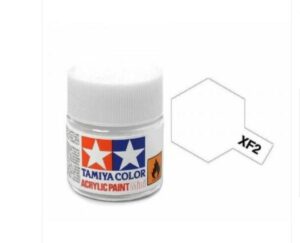 Tamiya Acrylic Mini XF-2 Flat White Paint 81702