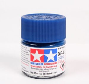 TAMIYA PAINT XF-8 FLAT BLUE 81708