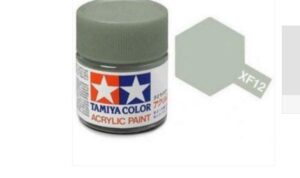 Tamiya Acrylic Model Paint XF-12 Japanese Navy Grey 10ml Jar 81712