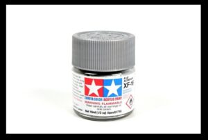 TAMIYA ACRYLIC MINI XF-16 FLAT ALUMINUM 81716