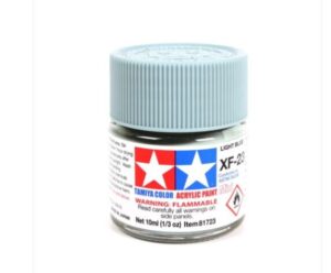Tamiya Mini Acrylic Paint XF-23 Light Blue 10ml 81723