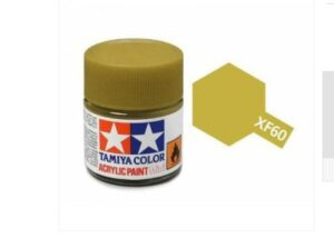 Tamiya Acrylic Mini XF-60 Dark Yellow Paint 81760